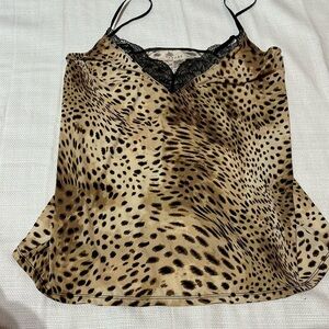 Natori Leopard Print Camisole Size M